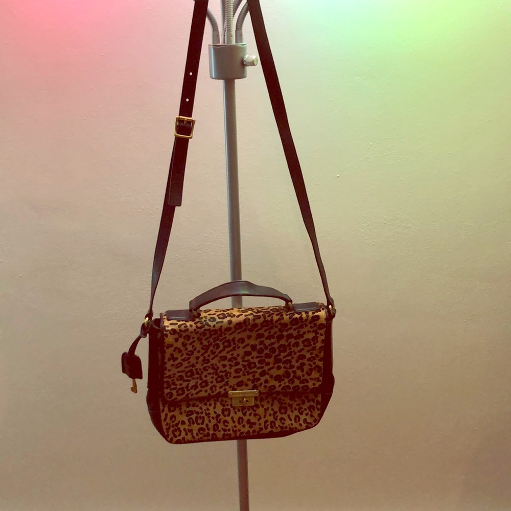 Leopard Print Fossil Purse